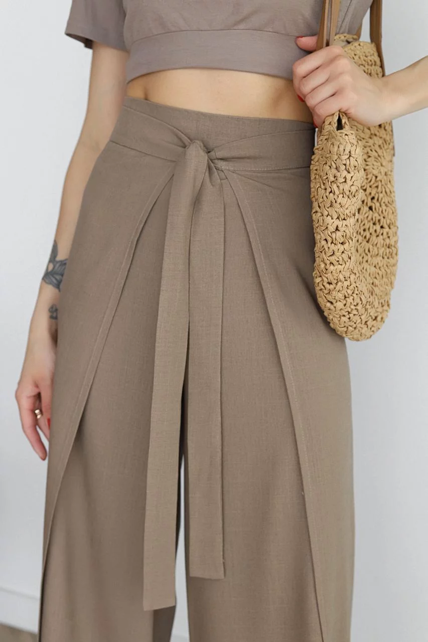 Maelis - Wide Linen Trousers