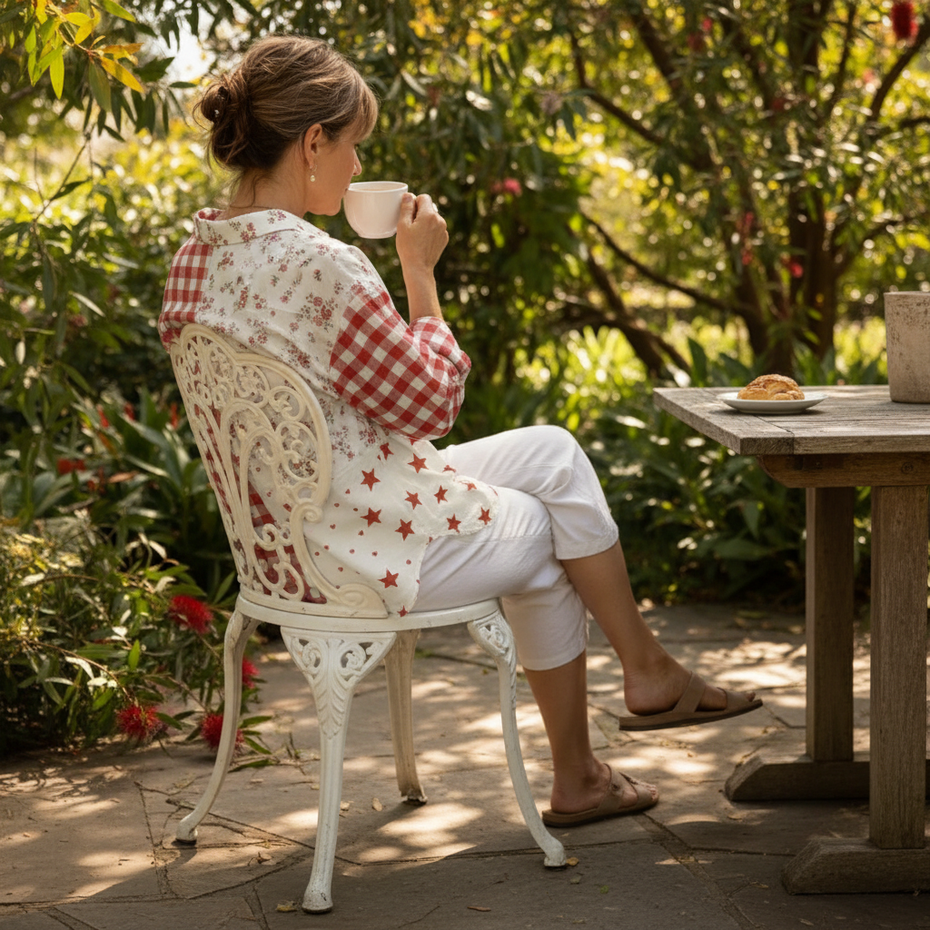 Elise™ | Country Patchwork Blouse