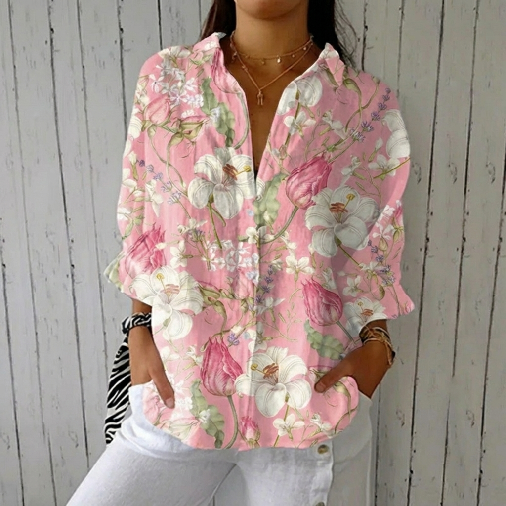 Frances™ | Elegant Bloom Blouse