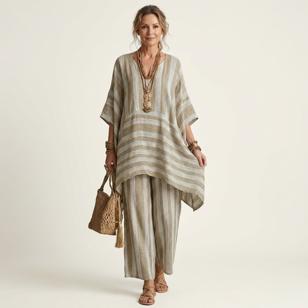 Kiara | Striped Set